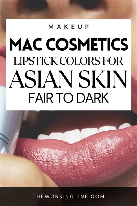 mac lipstick for chinese skin.